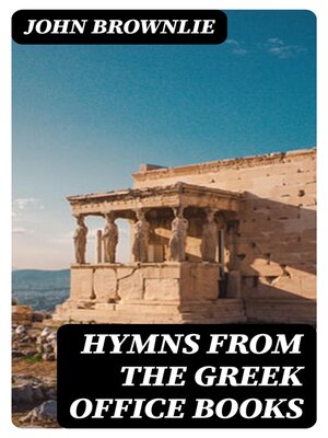 cover image of Hymns from the Greek Office Books